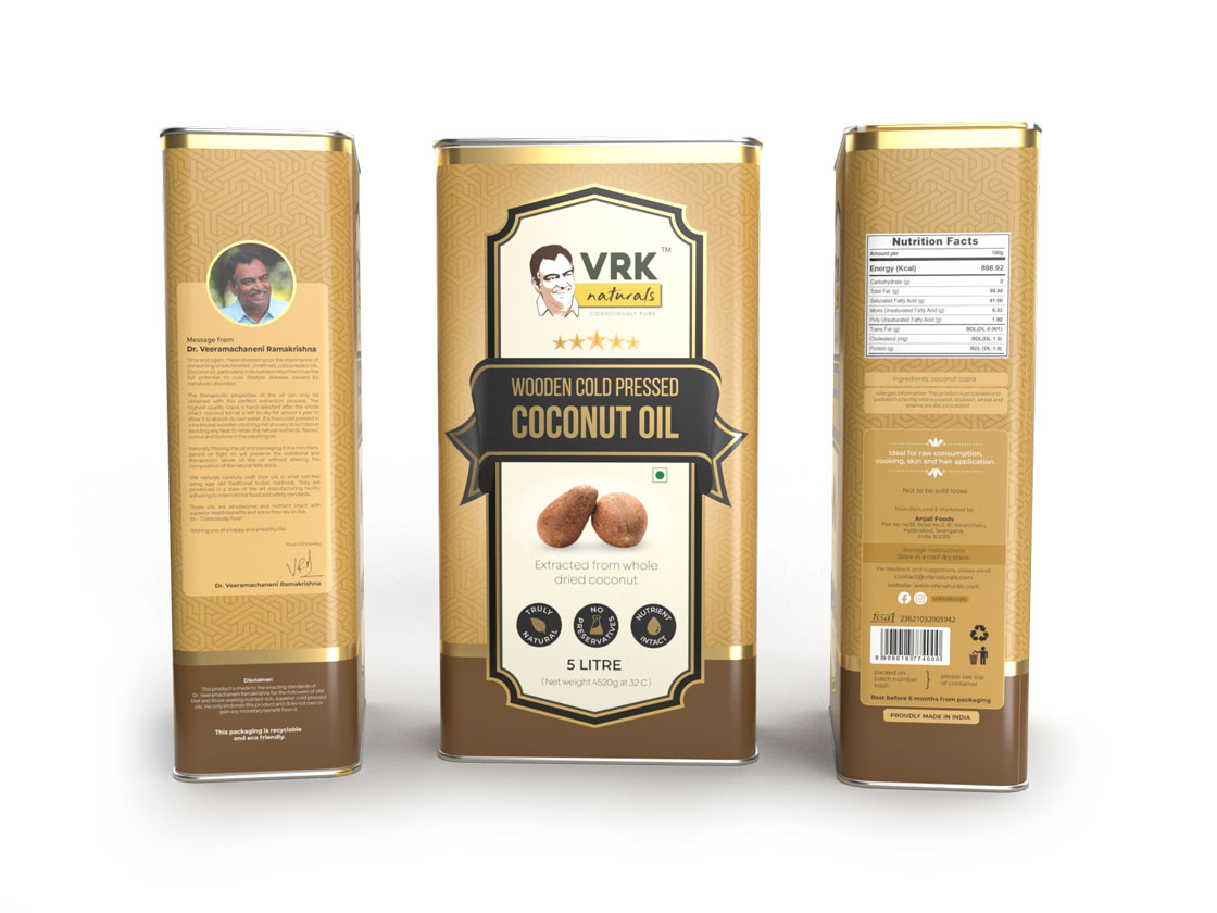 vrk diet coconut oil veeramachaneni coconut oil VRK Naturals