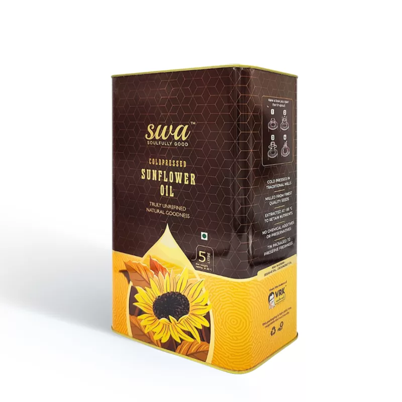 Cold Pressed Sunflower Oil 5Litre