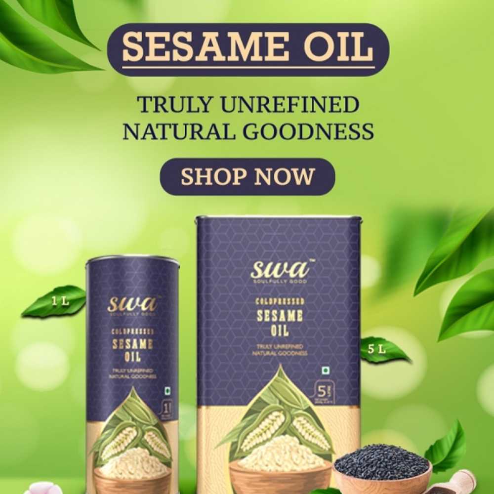 Wood Cold Pressed Sesame Oil VRK Naturals