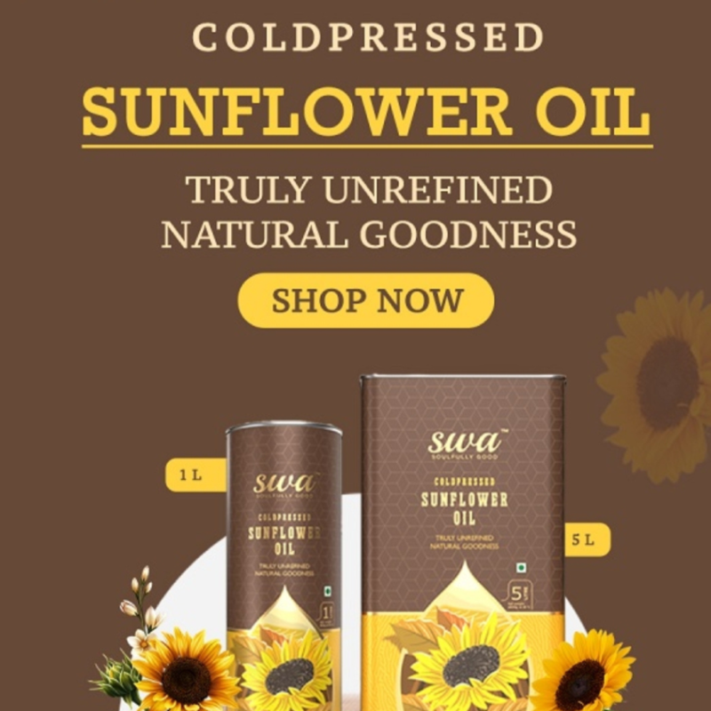 Wood Cold Pressed Sunflower Oil