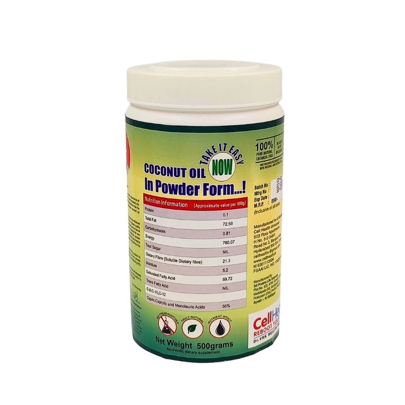 VRK Diet Coconut Oil Powder VRK Naturals