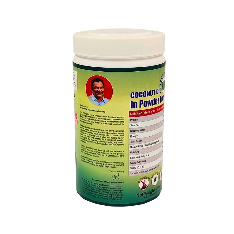 VRK Diet Coconut Oil Powder VRK Naturals